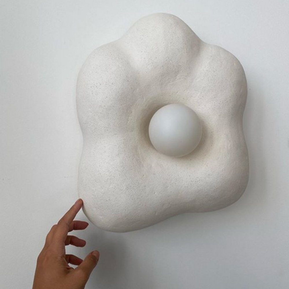 Puffy Daisy Sconce by Eny Lee Parker